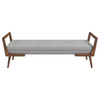 Panca in Legno Imbottita con Trapuntatura Stile Mid-Century Modern 51,20 L