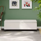 Pouf Contenitore Moderno in Bouclé da Interno