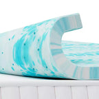 Topper per materasso in memory foam matrimoniale da 2 pollici