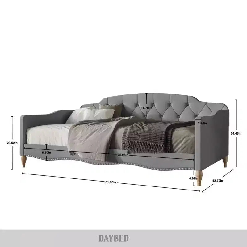 Daybed imbottito singolo