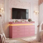 Cassettiera credenza a 6 cassetti con piano flottante