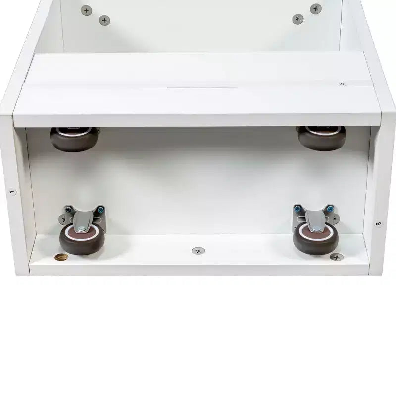 Scaffale a 7 Livelli Estraibile e Sottile – Organizer Aperto per Cucina, Salotto e Spazi Stretti, Bianco
