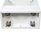Scaffale a 7 Livelli Estraibile e Sottile – Organizer Aperto per Cucina, Salotto e Spazi Stretti, Bianco