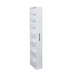 Scaffale a 7 Livelli Estraibile e Sottile – Organizer Aperto per Cucina, Salotto e Spazi Stretti, Bianco