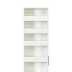 Scaffale a 7 Livelli Estraibile e Sottile – Organizer Aperto per Cucina, Salotto e Spazi Stretti, Bianco