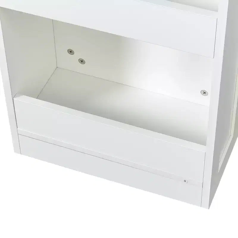 Scaffale a 7 Livelli Estraibile e Sottile – Organizer Aperto per Cucina, Salotto e Spazi Stretti, Bianco