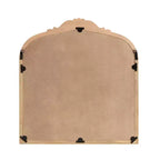 Specchio da Parete Ad Arco Intarsiato con Cornice in Legno