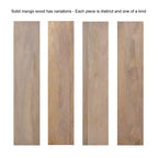 Specchio da Parete Ad Arco Intarsiato con Cornice in Legno