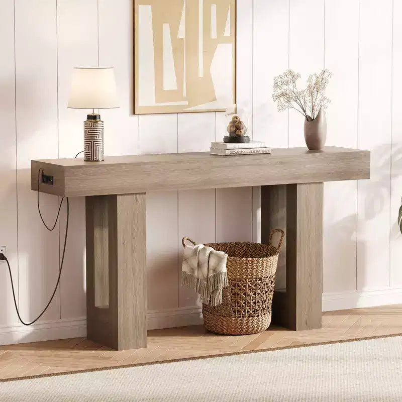 Consolle da 63 pollici con presa di corrente e porte USB