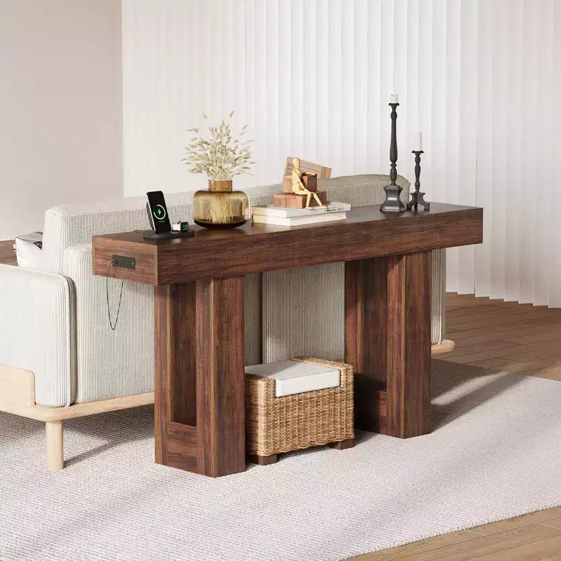 Consolle da 63 pollici con presa di corrente e porte USB