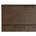 Mobile bar da 81 cm in legno massello, marrone noce