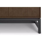 Mobile bar da 81 cm in legno massello, marrone noce