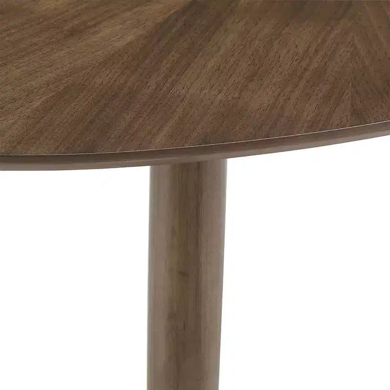 Tavolo da pranzo ovale, stile Mid-Century, 160 cm, finitura noce