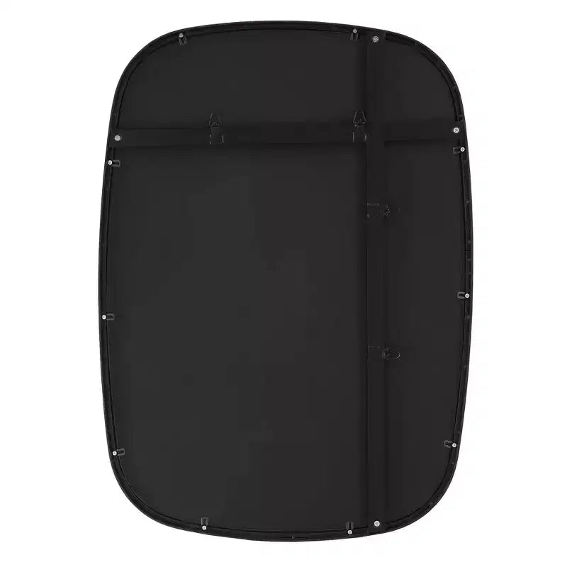 Specchio da parete rettangolare nero 26 x 36